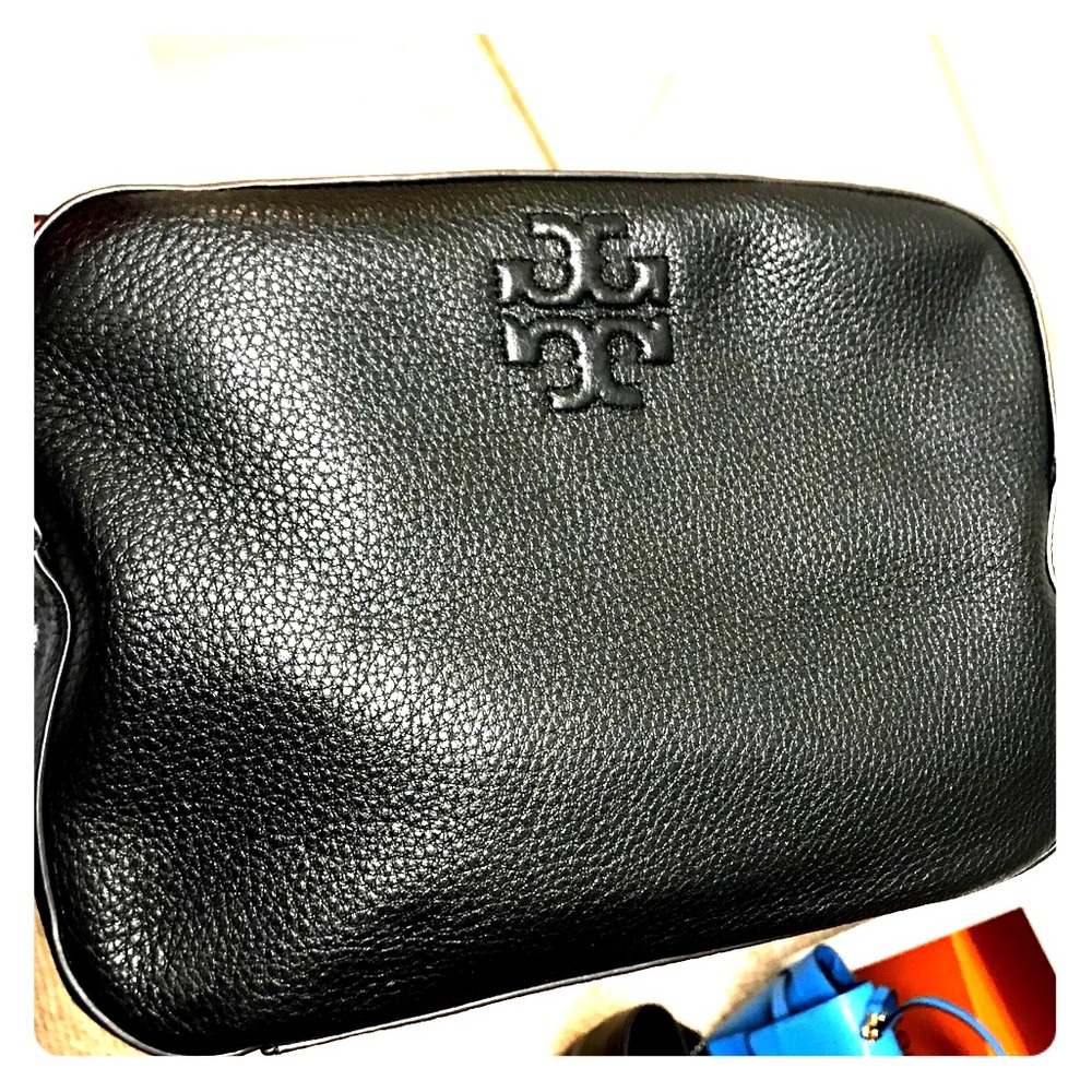 Designer bag! TORY BURCH* crossbody black leather